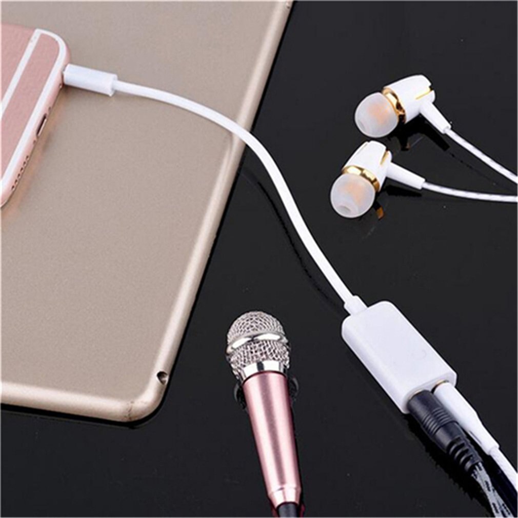 3.5mm Double Earphone Headphone Splitter Cable Cord Adapter Jack Plug Audio Cable Cellphone Accessories