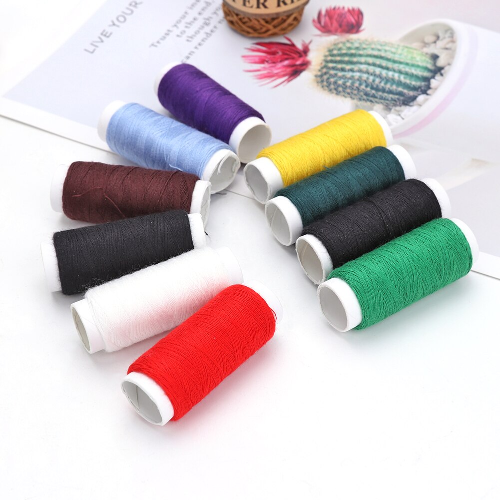 10 Color Sewing Thread 90 Meters Random Color Sewing Knitting Embroidery Hand DIY Sewing Sewing Tools Handicrafts