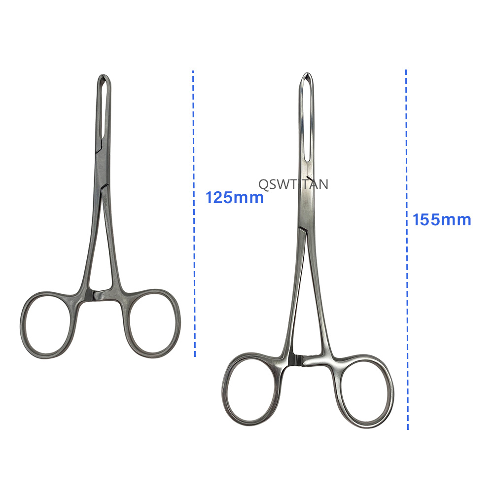 Pinzas de tejido Alice, pinzas uterinas, pinzas cervicales, instrumentos quirúrgicos ortopédicos