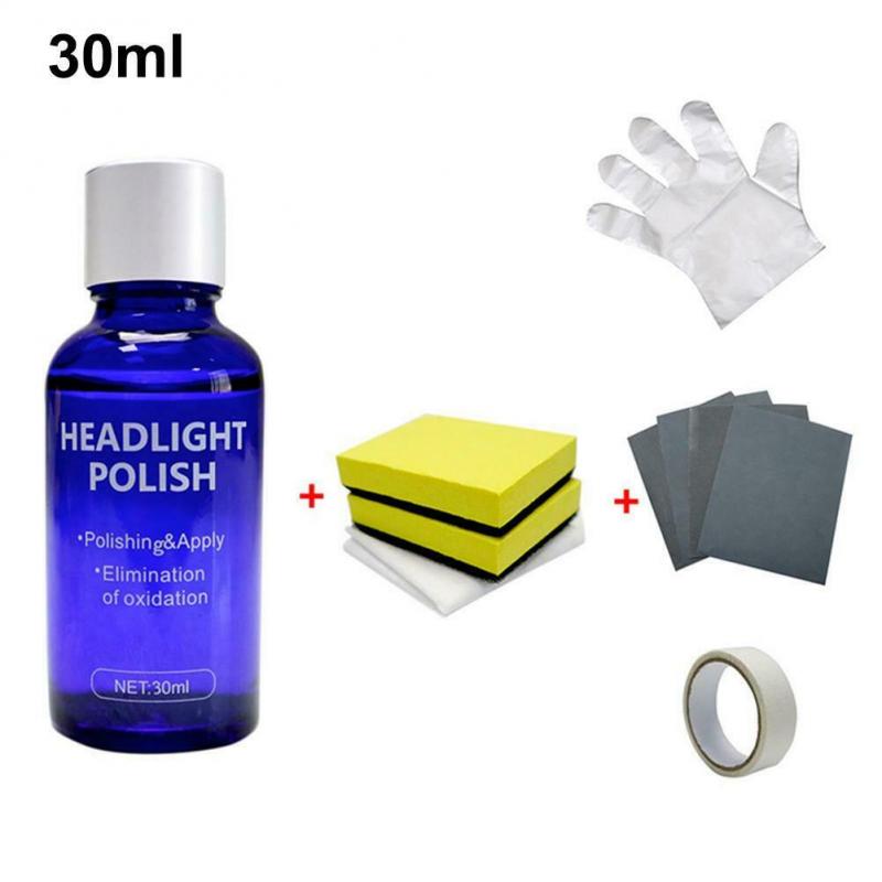 10ML/30ML Auto Scheinwerfer Flüssigkeit Reparatur Mittel Keramik Mantel Super Hydrophoben Glas Polieren Beschichtung Flüssigkeit Reparatur Werkzeug: Schwarz