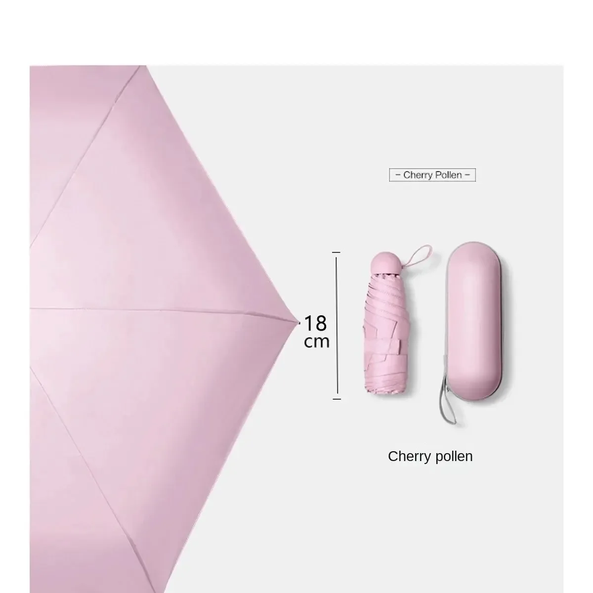 Sombrilla de viaje, paraguas compacto ultraligero, Mini paraguas plegable portátil impermeable, paraguas para hombres y mujeres