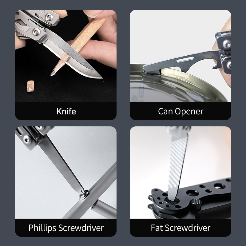 Nextool mini flagship multitools 10 em 1 ferramentas de reparo edc bolso dobrável faca sobrevivência ao ar livre kit caixa pode