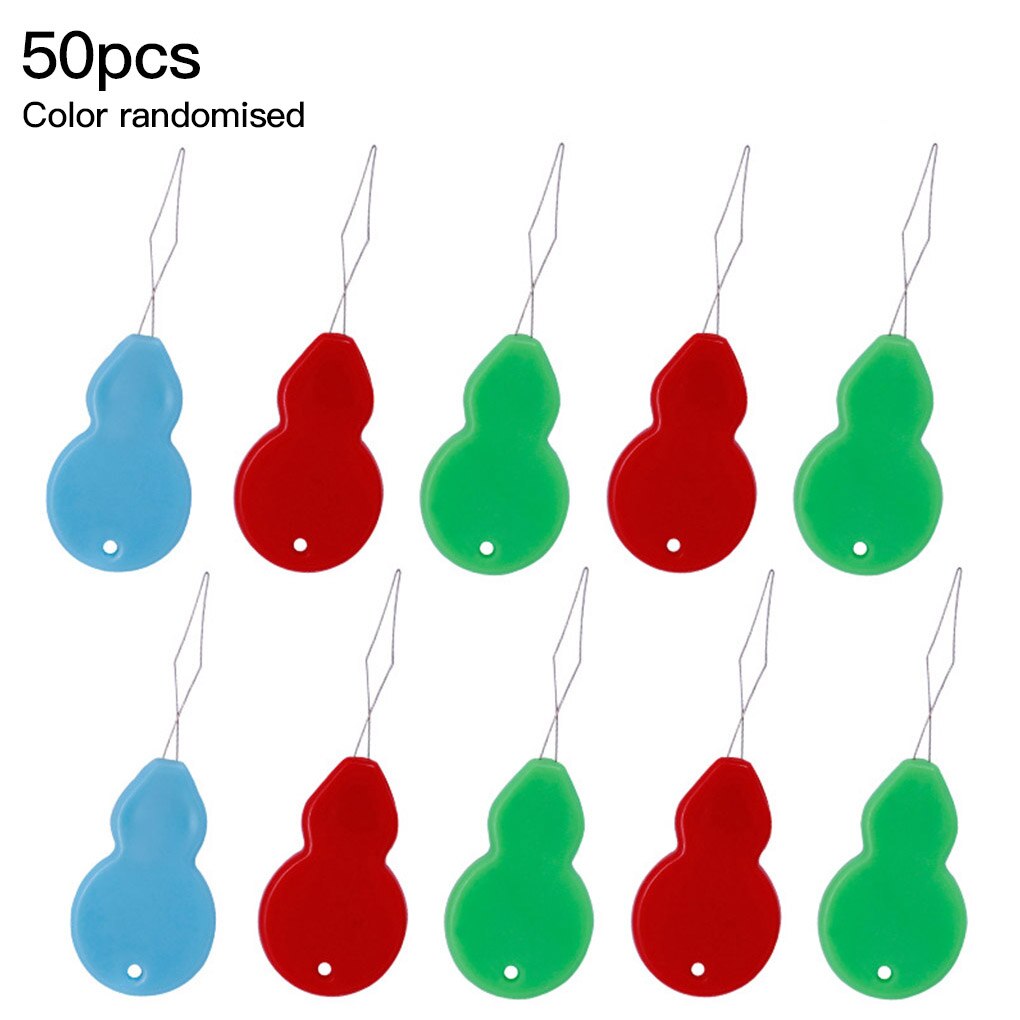 10/50pcs/set Hand Sewing Stitch Wire Needle Threader Thread Guide Tool Needlework DIY Craft Tool Color Random: 50pcs