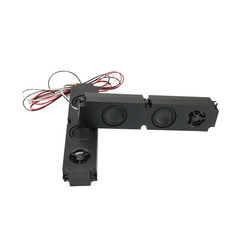 1 Pair 8 OHM 10W DIY LCD TV Speaker with Heavy B Effect Full Range Advertising TV Speaker Repair Accessories