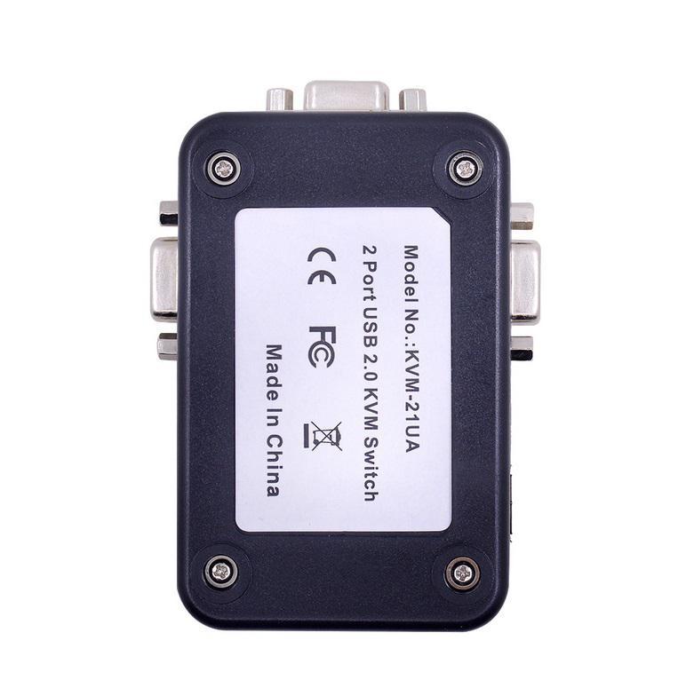 Usb 2,0 Adapter Kvm Schalter 1920*1440 Vga Svga Schalter Splitter Box für Tastatur Maus Monitor Adapter