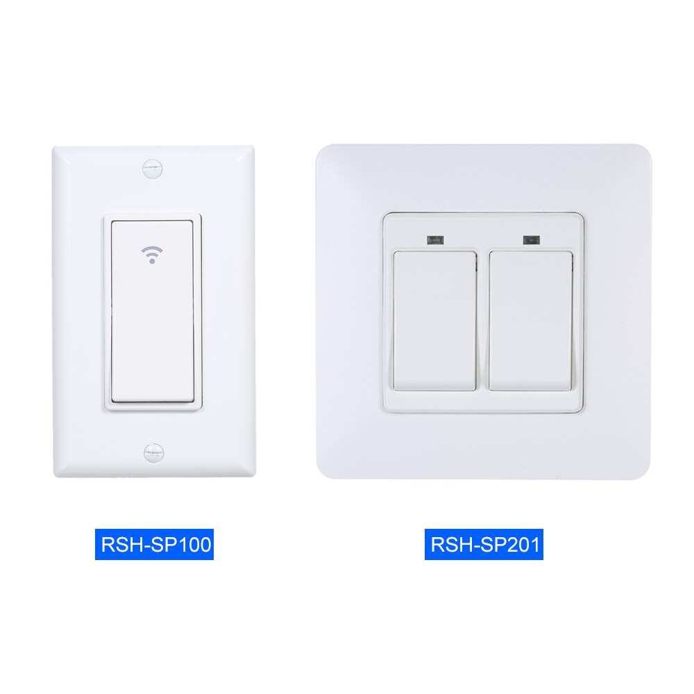 Smart Light Switch Separate Control In-Wall WiFi Smart Switch for Alexa Google Assistant No Hub Required Remote Control Switch