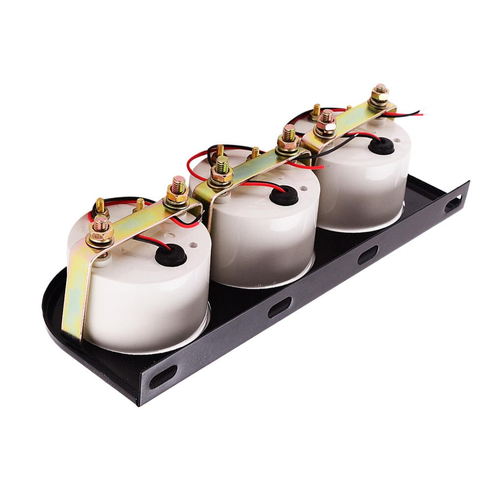 Triple Gauge Kit Oil/Volt/Water Gauge 2' Oil Temp Water Temp Gauge Temperature