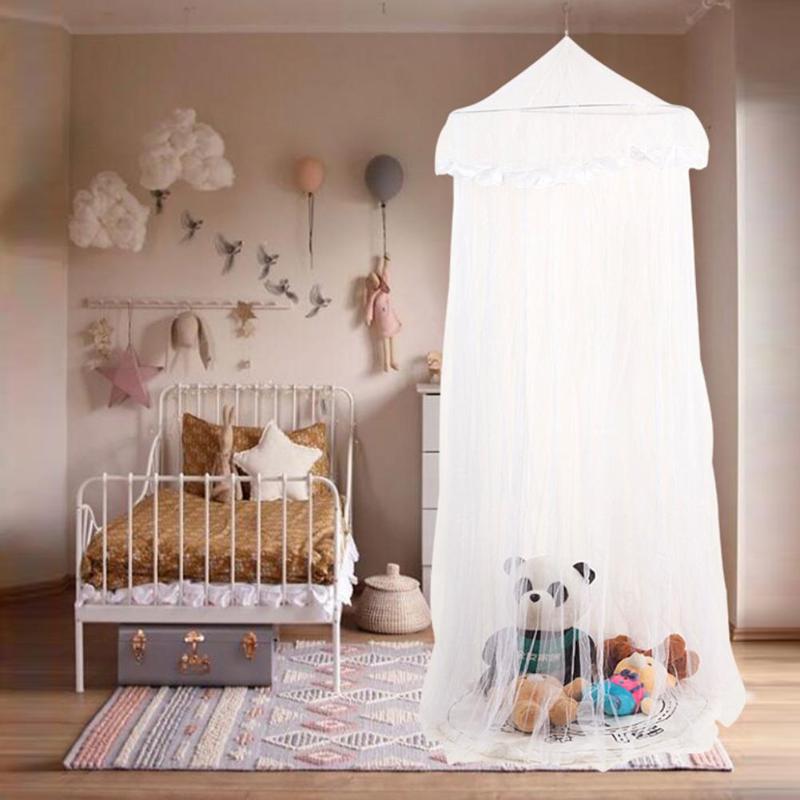 Semplice Appeso Baldacchino Del Capretto Del bambino Letto di Zanzara cupola Netto Giocare Pavimento Copriletto Colorato Letto Zanzariere per I Bambini Del bambino Dei Bambini