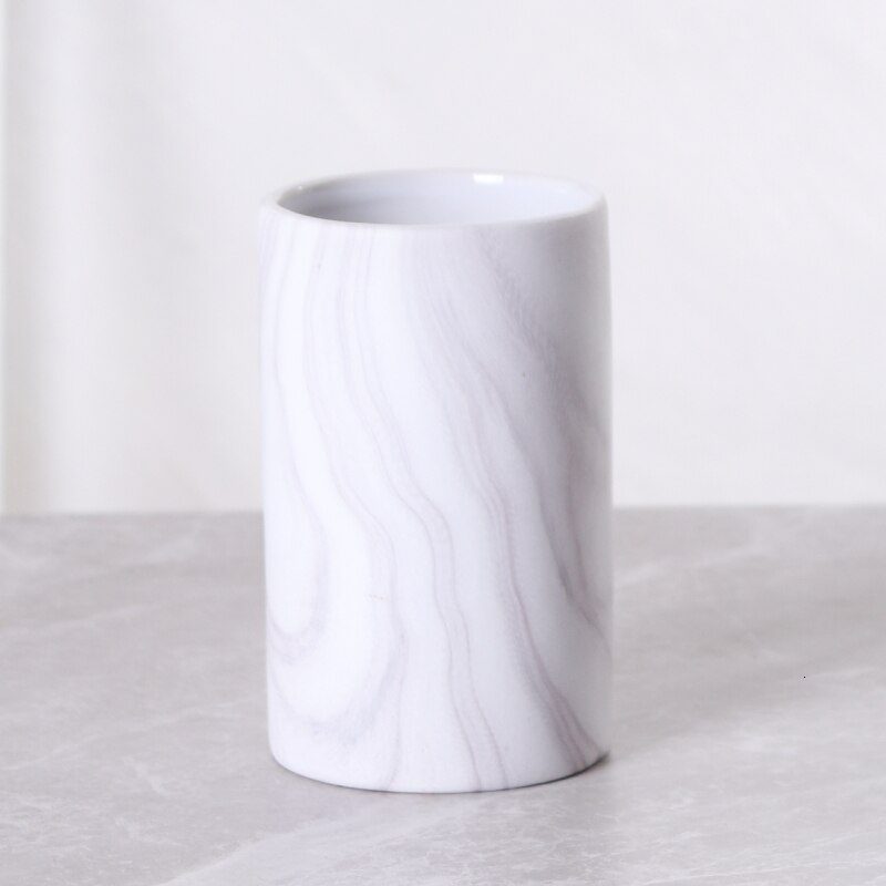 Mouth cup Bathroom supplies Couple ceramic toiletries Brushing cups: Stone Straight Cup