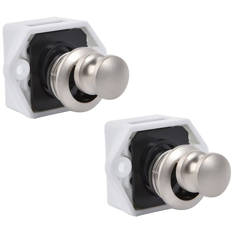 5Pack Drukknop Klink 15-27Mm Vangen Deurknoppen Wit Voor Kabinet Kast Deurknop Boot paardentrailer Camper Van