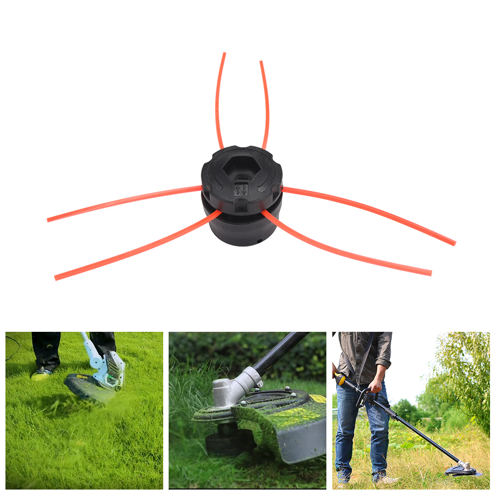 Universal Grass Trimmer Head Nylon Line Cutter for Lawnmower Garden Tools Parts