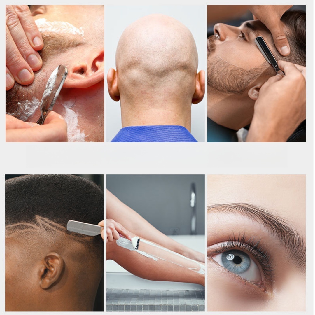 100 st rakblad rostfritt stål säkerhetsrakblad för rakning rakhyvel ersätter män rakapparat barberblad verktygstillbehör