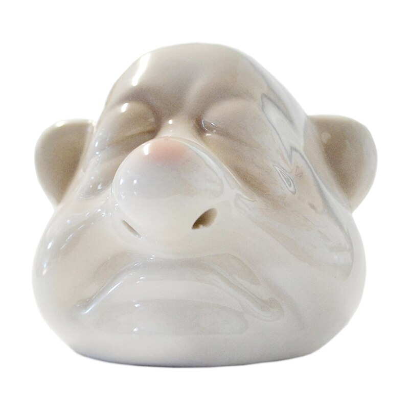 Funny Dwarf Ceramic Egg Yolk Separator Handheld Egg White Running from Nose Egg Separator Tool Household Tools B03E