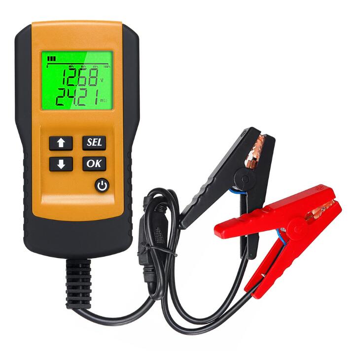 12v bilbatterietester bilanlægsanalysator til bil eller motor