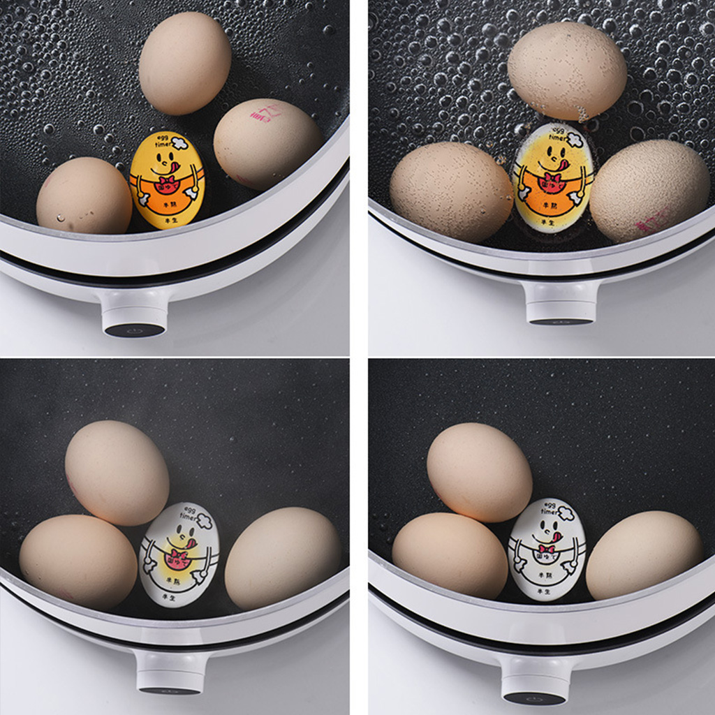 Egg Timer Boiling Eggs Egg Timer That Changes Color When Done Compatible with Boiling Soft Medium Hard Boiled Eggs