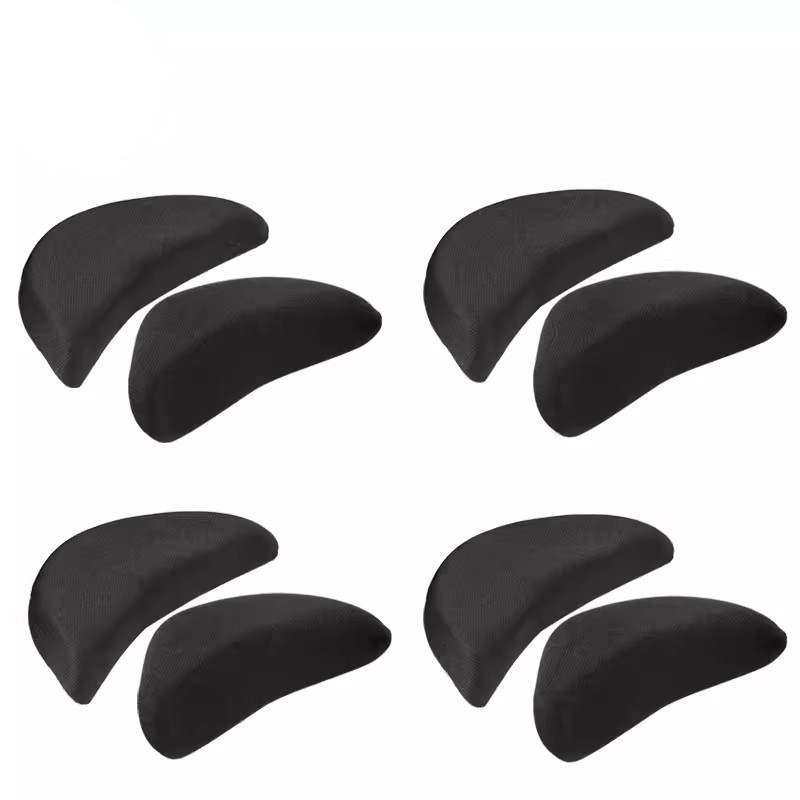 10 Uds. Almohadillas de esponja para el antepié, almohadillas de ajuste para reducir el tamaño del zapato, alivio del dolor, plantillas de relleno de tacón alto, almohadilla para el enchufe del dedo del pie del antepié