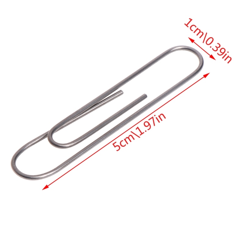 1Pc Kinderen Klassieke Speelgoed Zelf Buigen Paperclip Nitinol Vorm Geheugen Shift Goocheltruc