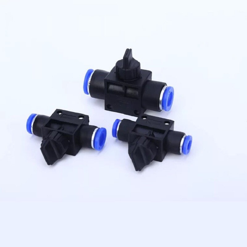 Powietrza pneumatyczny zawór ręczny ogranicznik przepływu kontrola prędkości 2 sposób szybkozłącza naciskać złącze robić rury wąż z tworzywa sztucznego 4mm 6mm, 8mm, 10mm, 12mm,