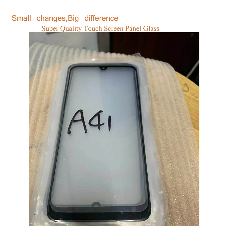Udskiftning til samsung galaxy  a41 touch screen frontglas panel lcd ydre display linse  a41 a415 sm-a415f/ dsn front glas