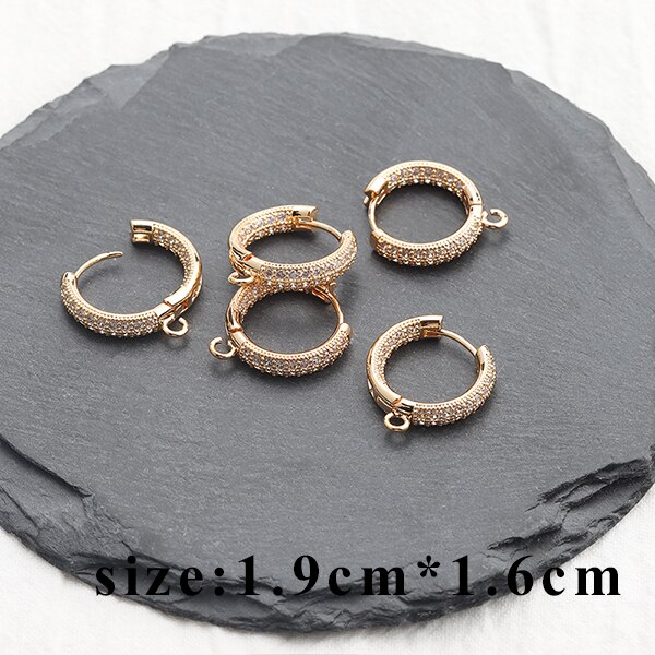 Yegui M806, Sieraden Accessoires, 18K Vergulde, 0.3 Micron, Karabijn Haken, sieraden Maken, Rhodium Plated, 10 Stks/partij: M80602