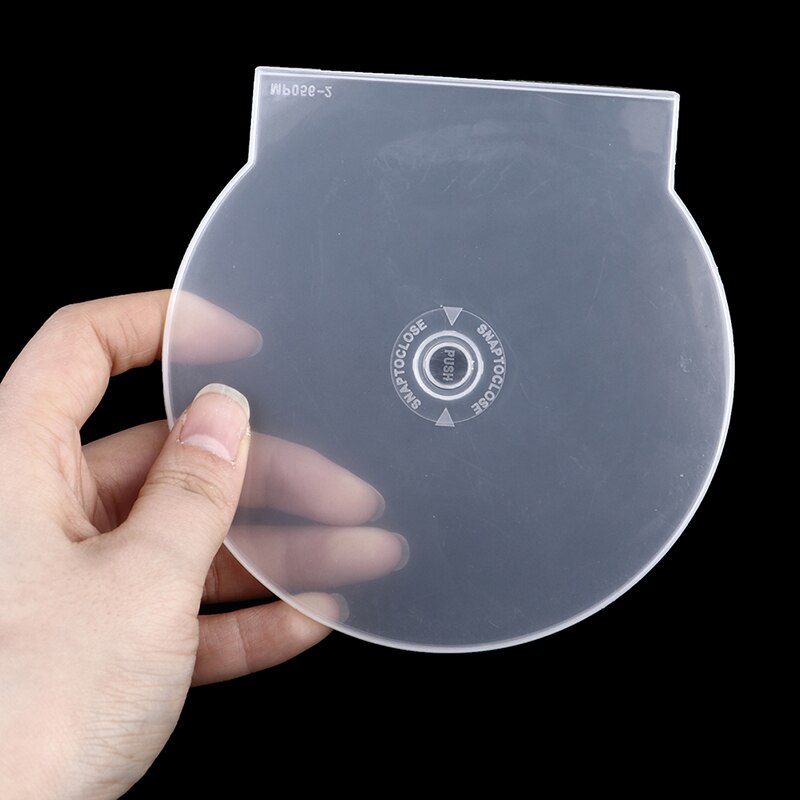10Pcs Ultradunne Dvd Case Draagbare Cd Opbergdoos Transparante Cd Pakket Voor Home Cinema Film Pluggable Cover Cd Case