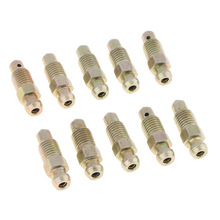 10 Uds. M8x1mm, Purgador de freno de coche y motocicleta, pinza de pezón, tornillos de purga