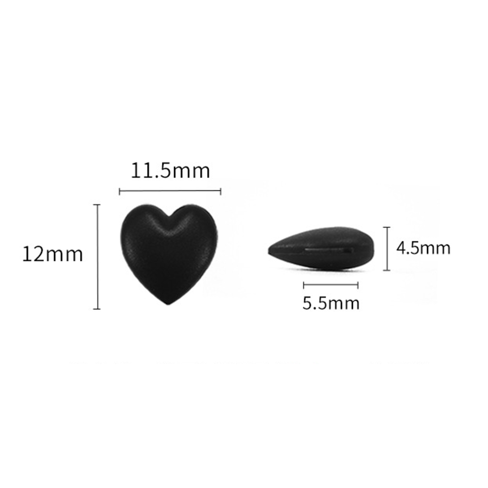 Soporte antideslizante de silicona con forma de corazón para gafas, accesorio elástico para patillas, con gancho para la oreja y espejo