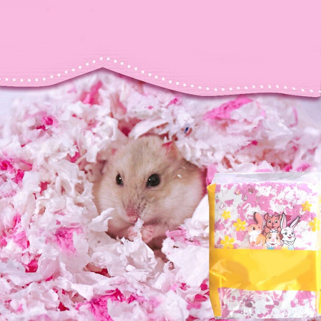 Hamster Bedding Soft Hamster Paper mall Animal Bedding for Hamster for Natural Poplar Guinea Pig Hamster Cage House Bed Cushion