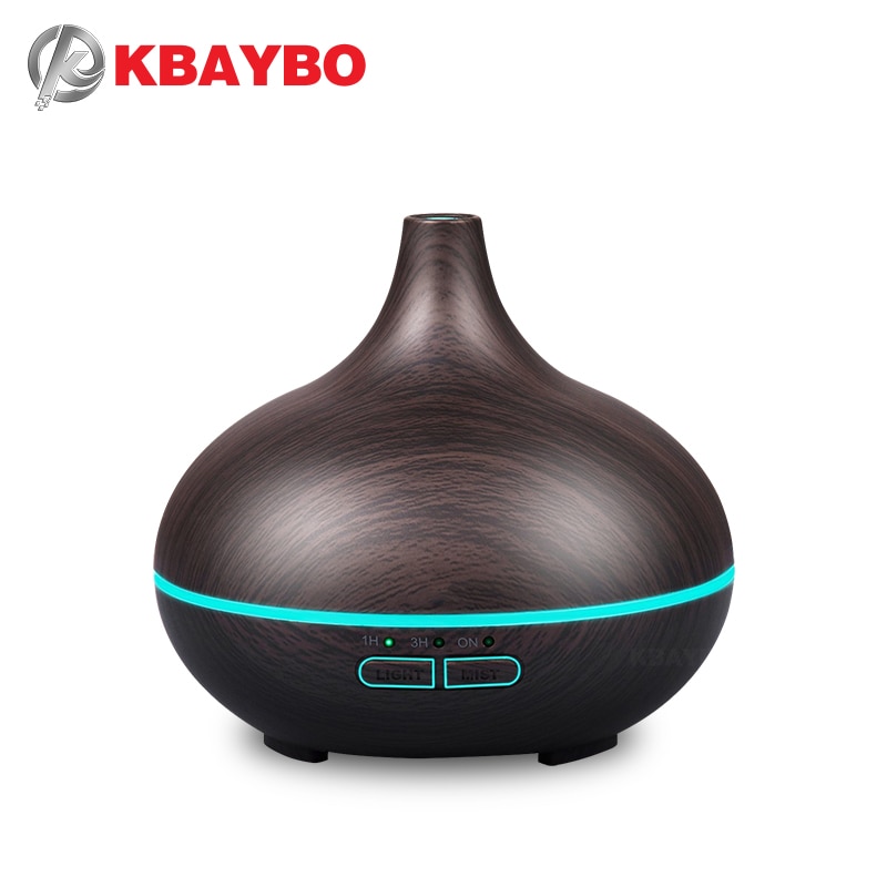150ml Aroma Ätherisches Öl Diffusor Ultraschall-luftbefeuchter mit 4 Timer Einstellungen 7 Farbwechsel LED lampe Ganze Haus humidi