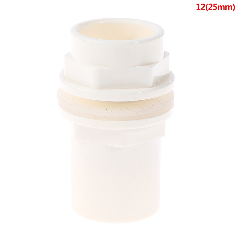 20-50mm PVC Connectors Thicken Fish Tank Pipe Garden Drain Pipe Adapter: A12