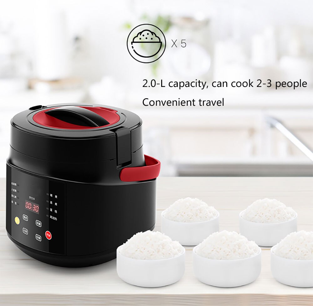 Good Rice Cooker Electronic Machine Portable Mini Rice Cooker Electric Appliance For Car/Truck