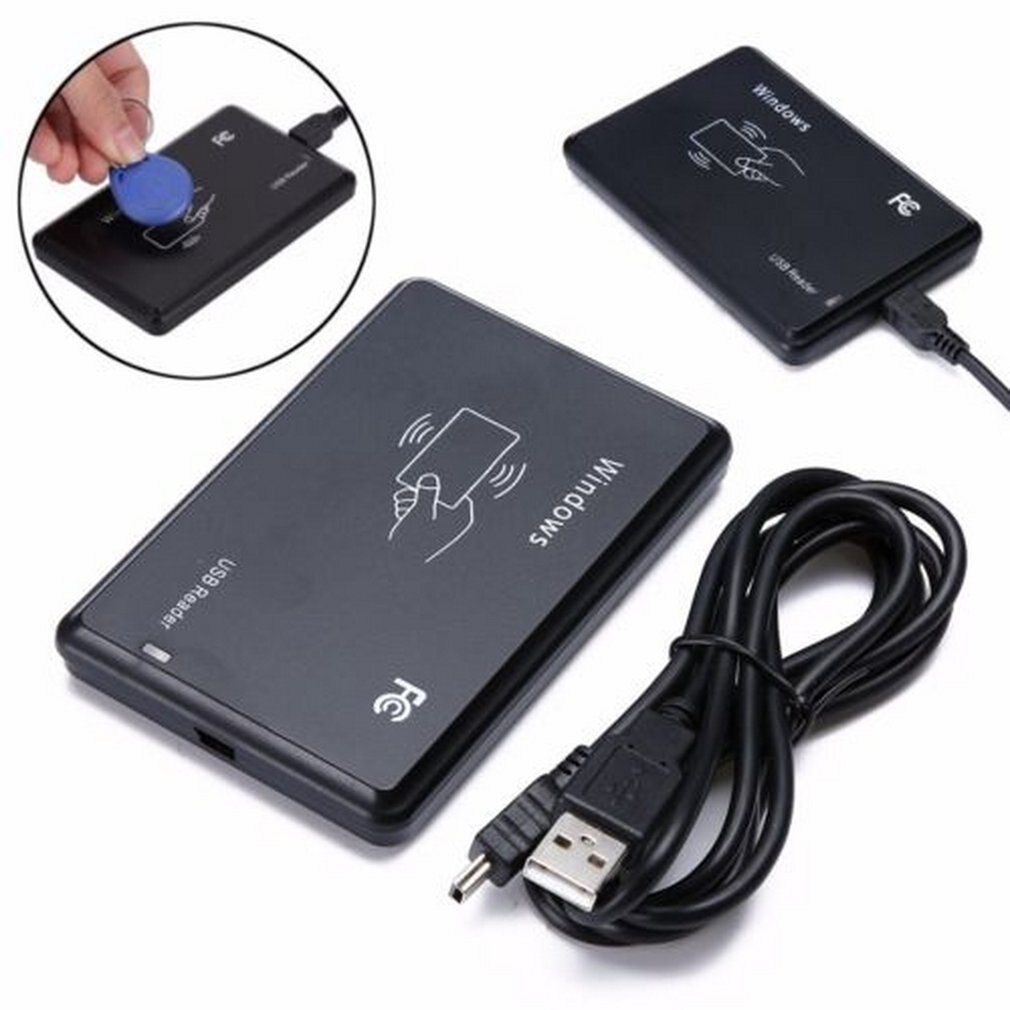 Ultra Thin Compact Size 125kHz USB RFID Contactless Proximity Sensor Smart non-contact ID Card Reader
