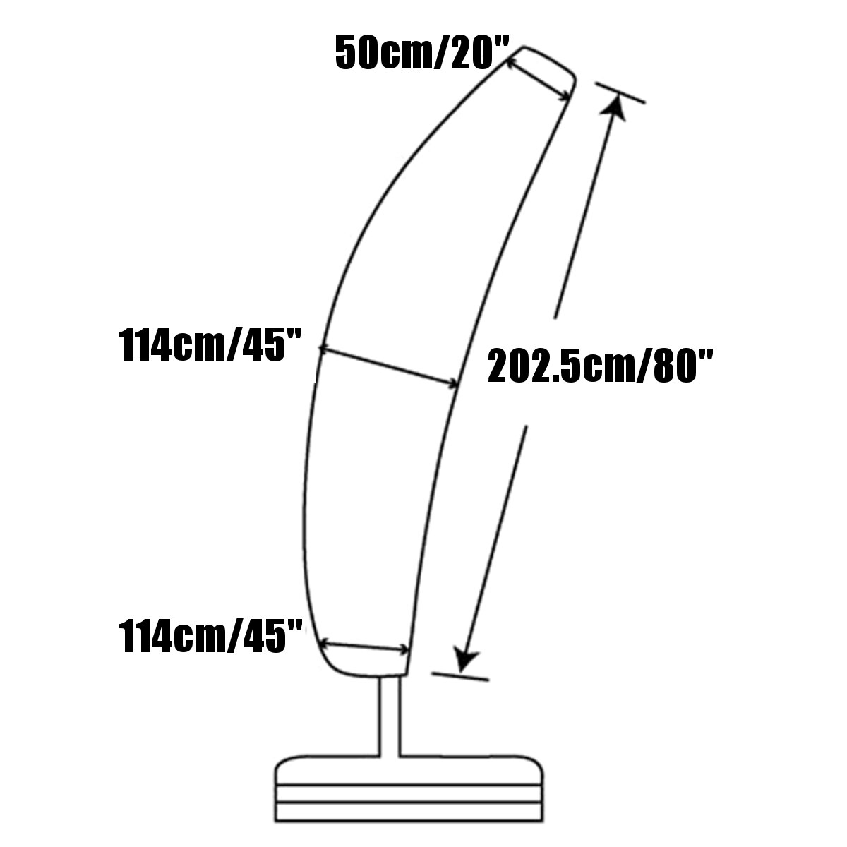 Waterdichte Doek Outdoor Banaan Paraplu Cover Schaduw Tuin Weerbestendige Patio Cantilever Parasol Regenhoes Accessoires