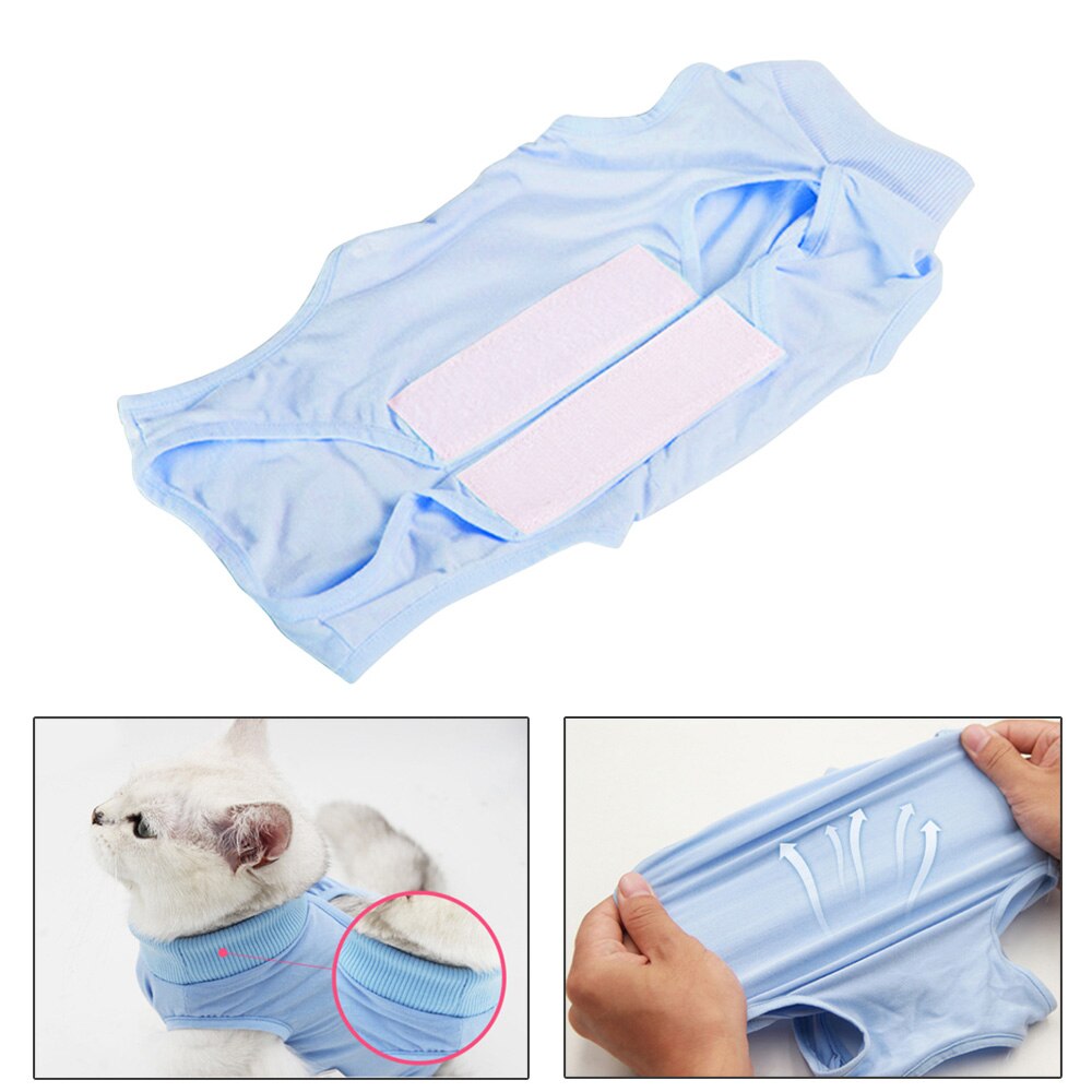 Pet Cat Recovery Suit Medicine Prevent After Surgery Wear Anti Pet Licking Wounds Healing Clothes Sterilization Care Cleaning