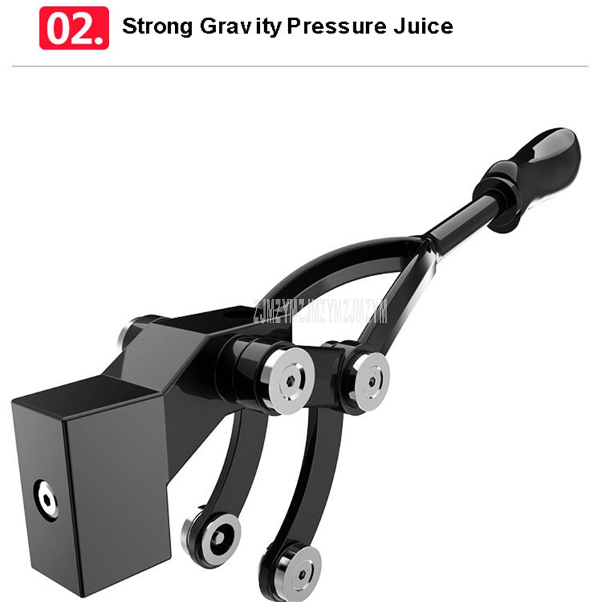 Rustfrit stål citrusfrugter presser appelsin citron manuel juicer husholdningsbrug citron frugt pressemaskine håndpress juicer
