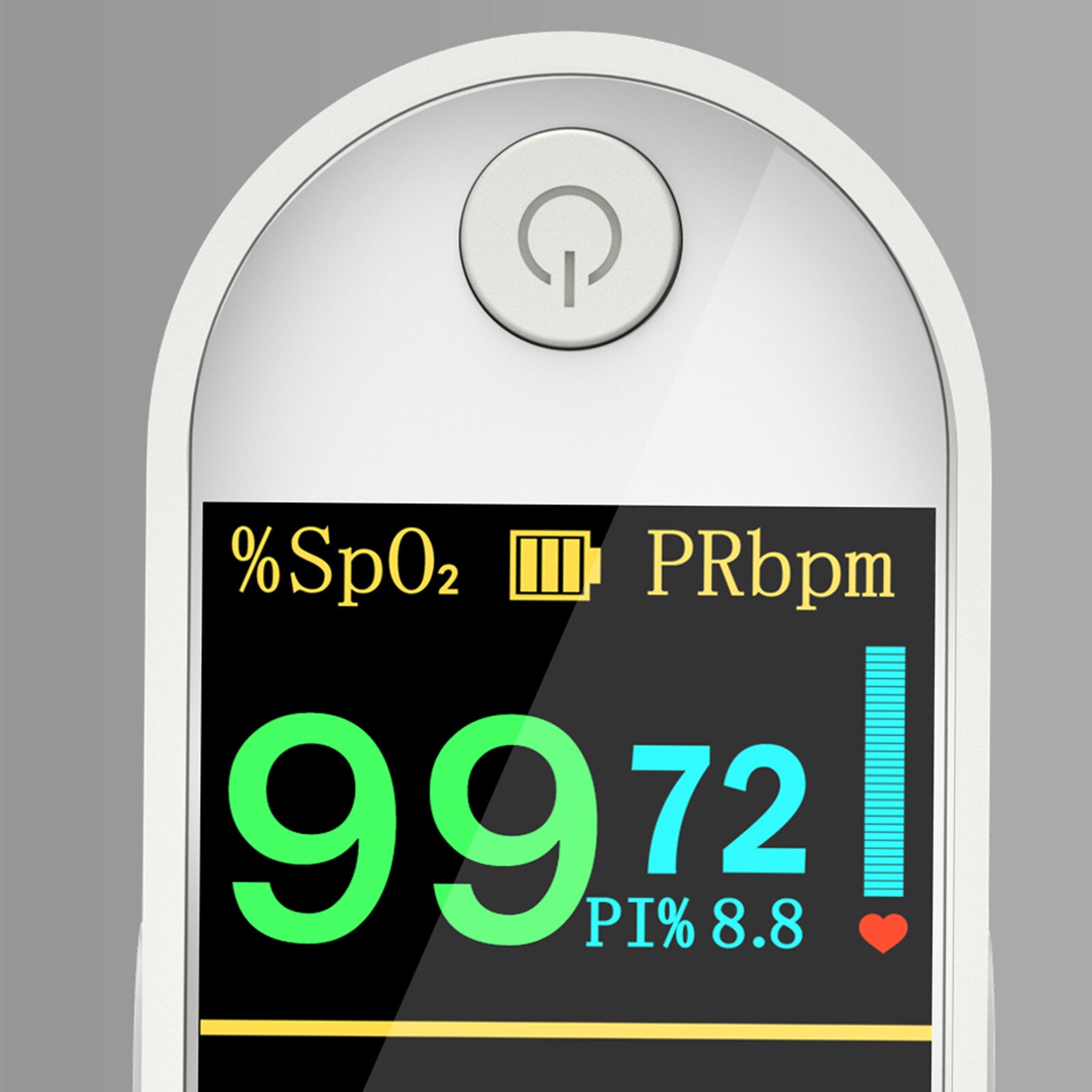 Finger Clip Pulse Oximeter High Definition Large Screen Monitor Finger Heart Rate Finger Clip Oximete Saturation Monitor