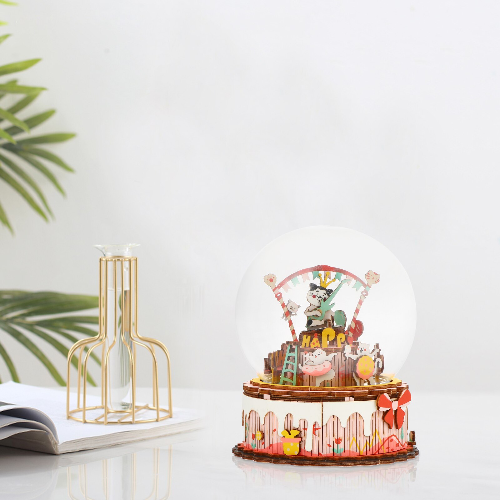 1Pc DIY Assemble Box Practical Desktop Ornament for Mall