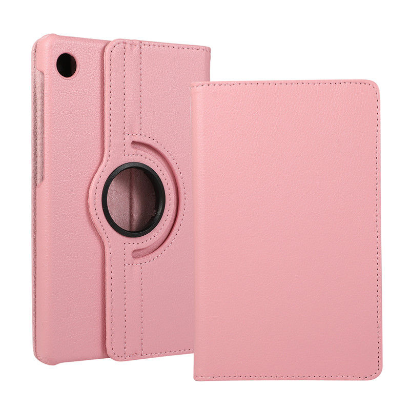 Custodia per Samsung Galaxy Tab A11 2025 8.7 SM-X133, SM-X135 per Samsung Tab A9 8.7 SM-X110, SM-X115 360 Custodia per tablet con supporto girevole: undici / Rosa