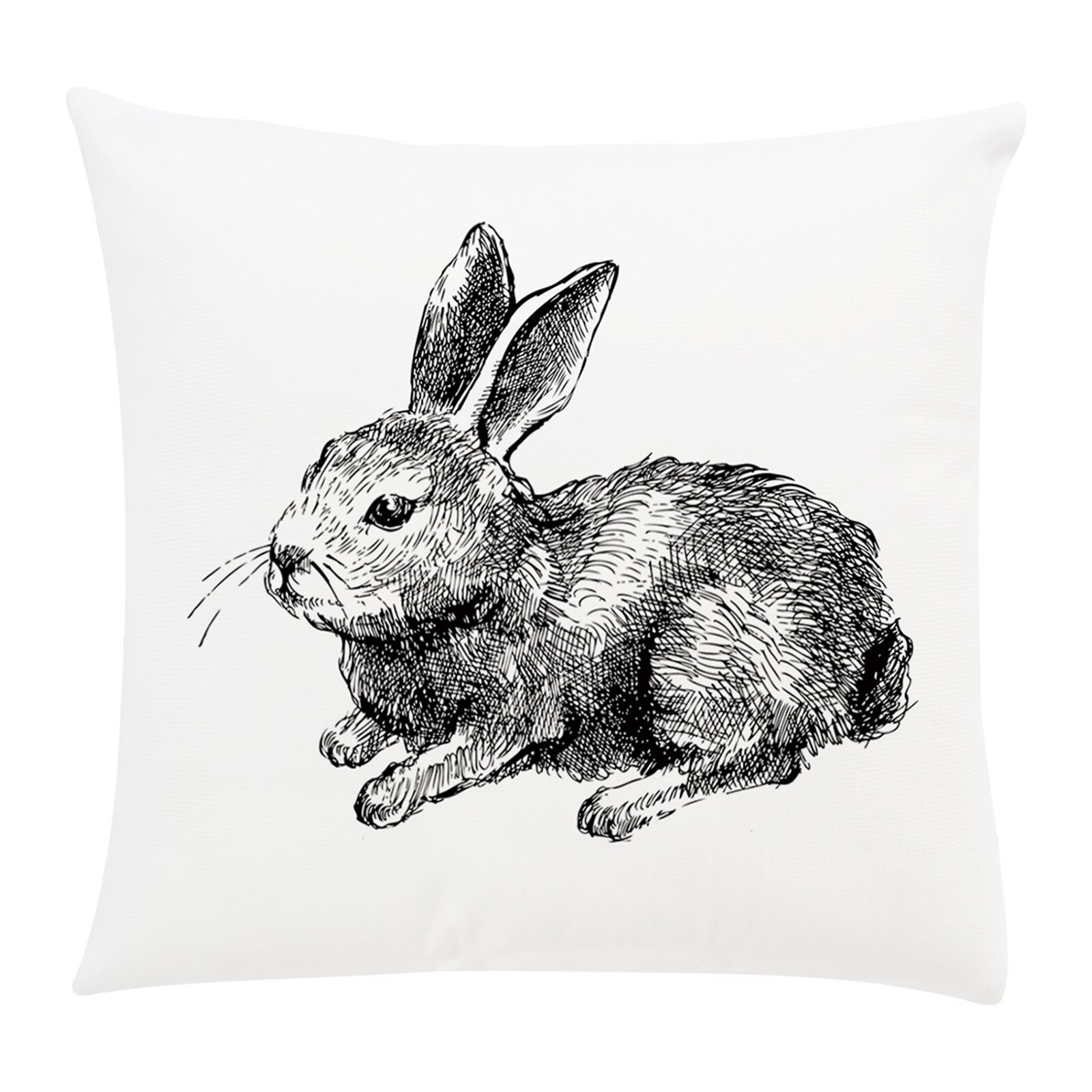Top Selling Konijn Afdrukken Pasen Dag Kussen Cae Sofa Auto Kamer Kussenhoes Woondecoratie Accessoires