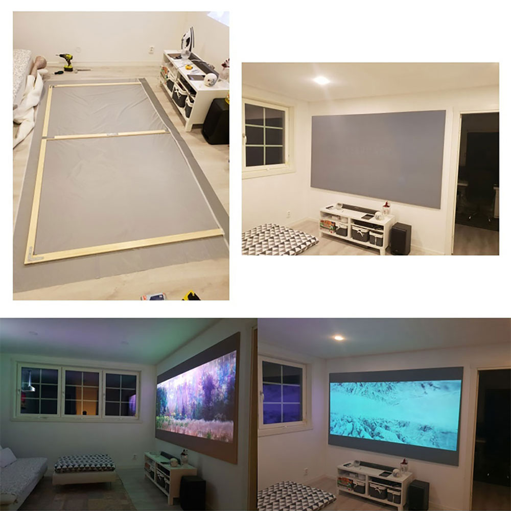 84 -zoll-projektor-bildschirm vorhang 16:9 4k ultra hd-projektor-bildschirm anti-licht-bildschirm home outdoor office 3d hd-projektor-bildschirm