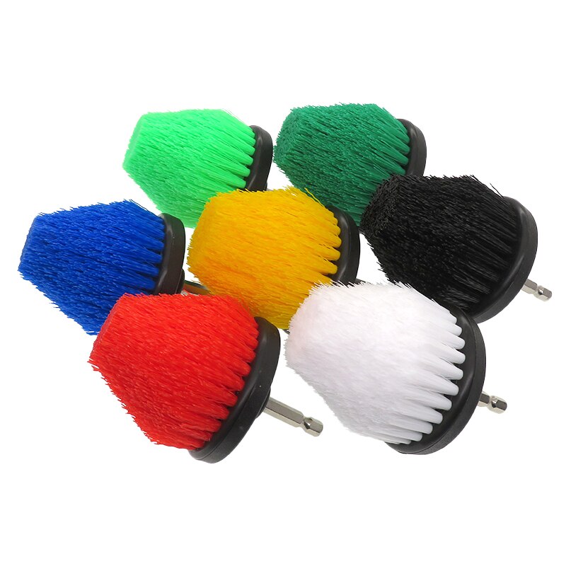 2.5 Inch Elektrische Borstel 6.35Mm Drijfstang Conische Detail Cleaning Tool Voor Meubels Keuken