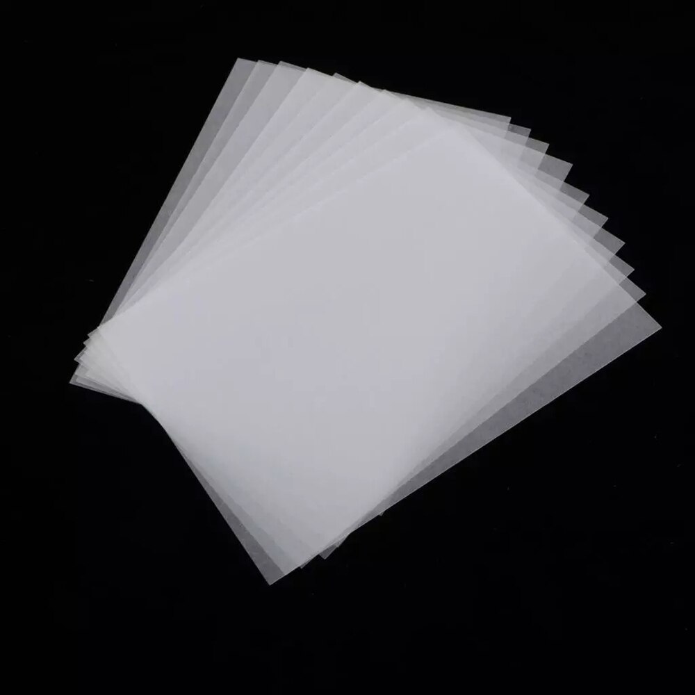 100Pcs A4 210X297Mm Tekening Kalligrafie A4 Schilderen Tissue Schrijven Papier Doorschijnend Tracing Papier Tracing Tekenpapier
