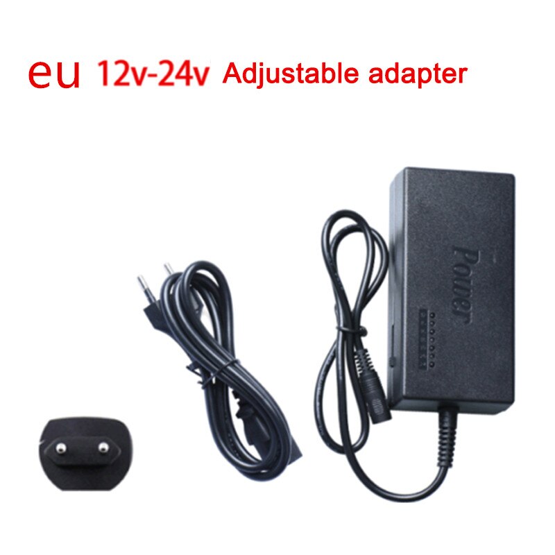 Mini båndsliber slibemaskine slibebånd slibemaskine polering sandpapir fast vinkel maskine skrivebord lodret: Adapter til eu-stik