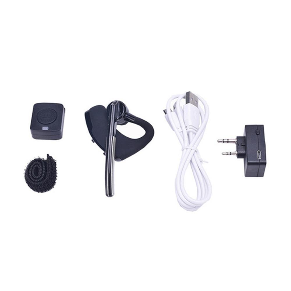 Baofeng walkie talkie headset ptt trådløs bluetooth øretelefon til tovejs radio k port trådløs hovedtelefon til  uv 5r 82 8w 888s