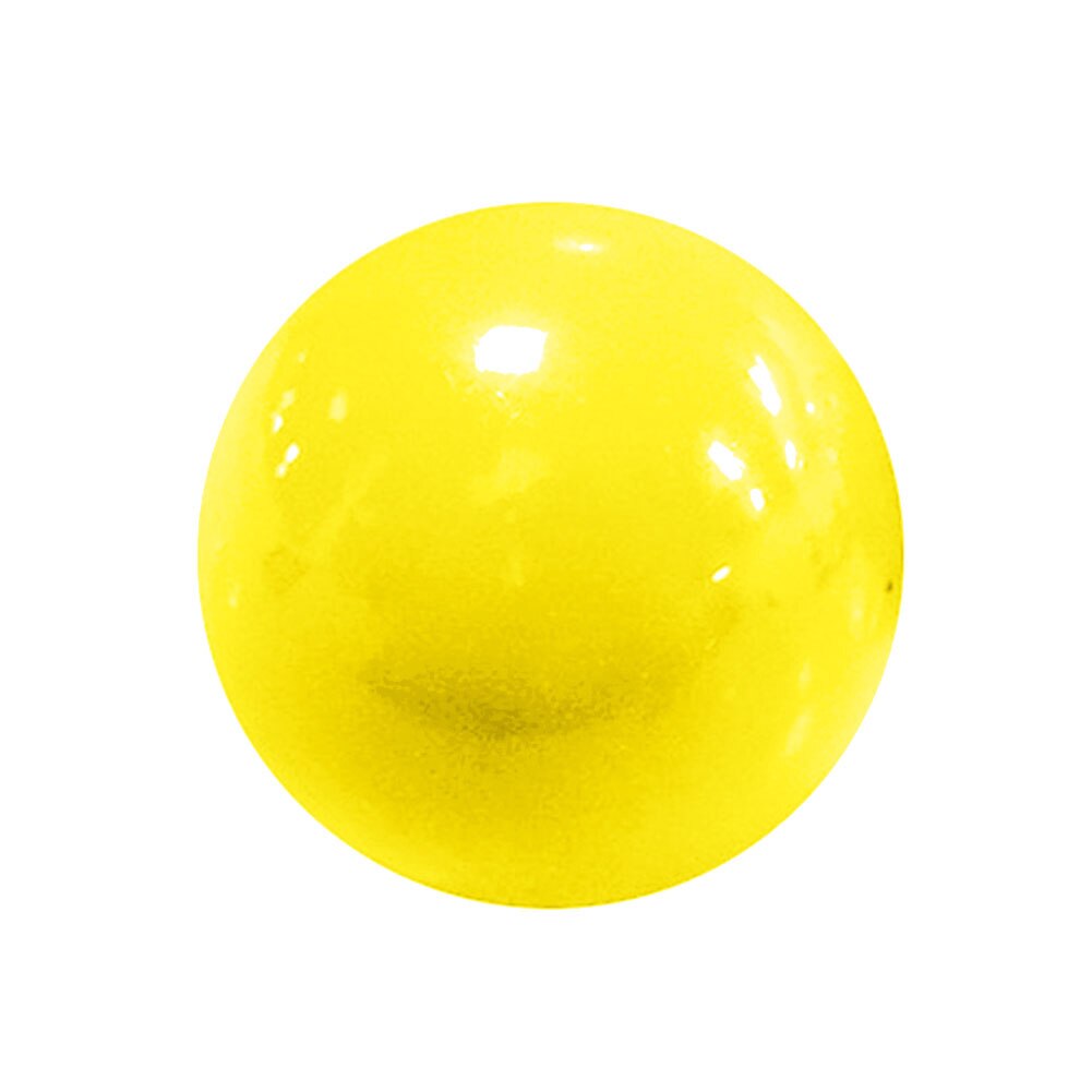 Fluorescerende farge dekompresjon ball klebrig ball vegg suge dekompresjon leke klebrig ball leker for voksne/barn: Gul