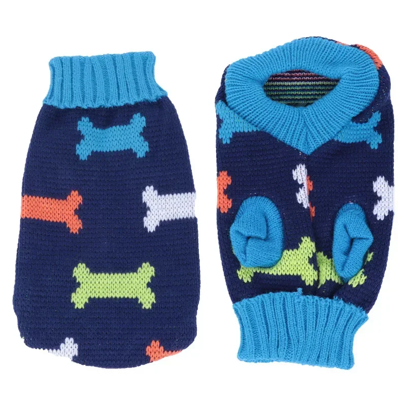 S-2XL col roulé chat pull tricoté pull chat pull de noël pour chats petits chiens hiver Sphinx chat vêtements Costumes pour animaux de compagnie: L / Argent