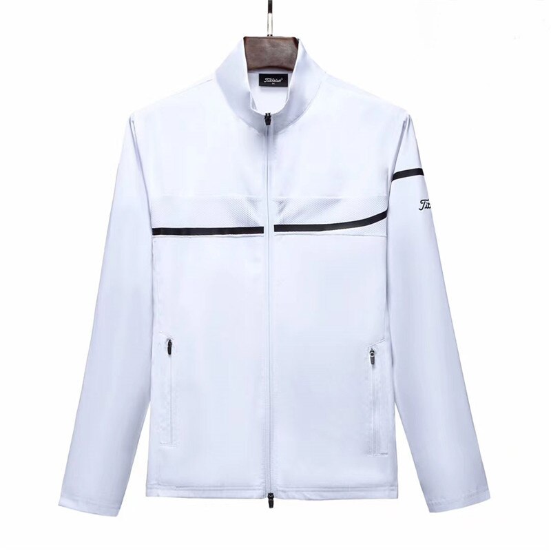 Slank jakke med åndbar golf: Hvid / Xxl