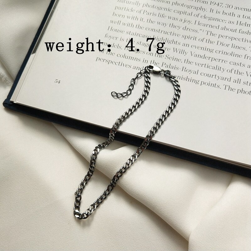 925 Sterling Zilveren Ketting Vintage Enkelbanden Zilveren Ruwe Keten Vintage Enkelbanden Voor Vrouwen Dames Enkelbanden Voet Sieraden
