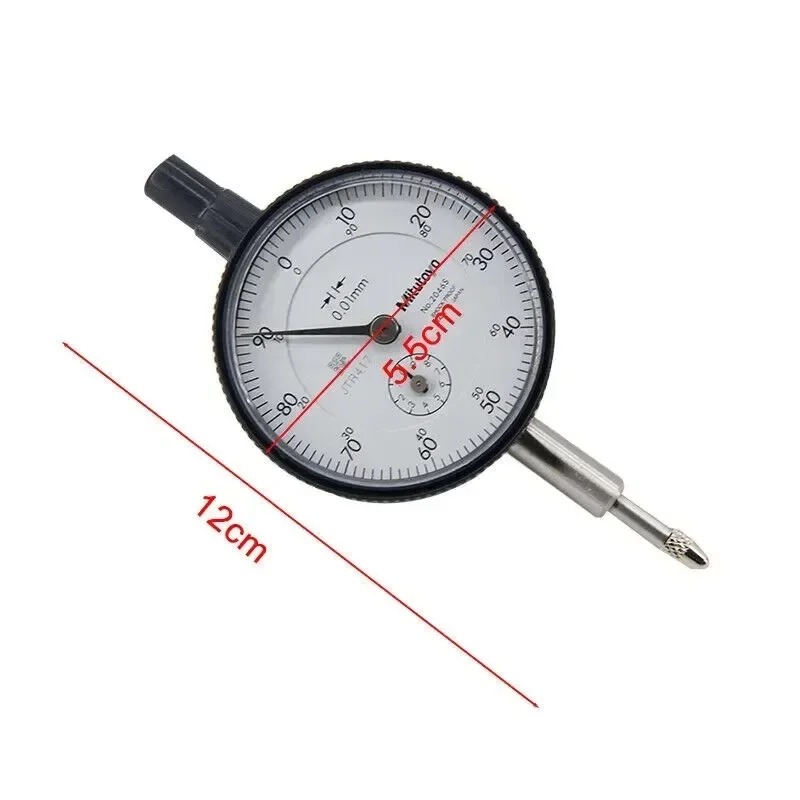 Mitutoyo Dial Indicator Standard Plunger 2046S 10mm Gauge Test Inspection Dial Gauge Standard Plunger Multimeter Tools Dial Gau