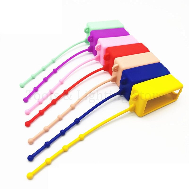 5Pcs 30ml Silicone Travel Bottles Silicone Refillable Squeezable Container Bottles Empty Keychain Carrier